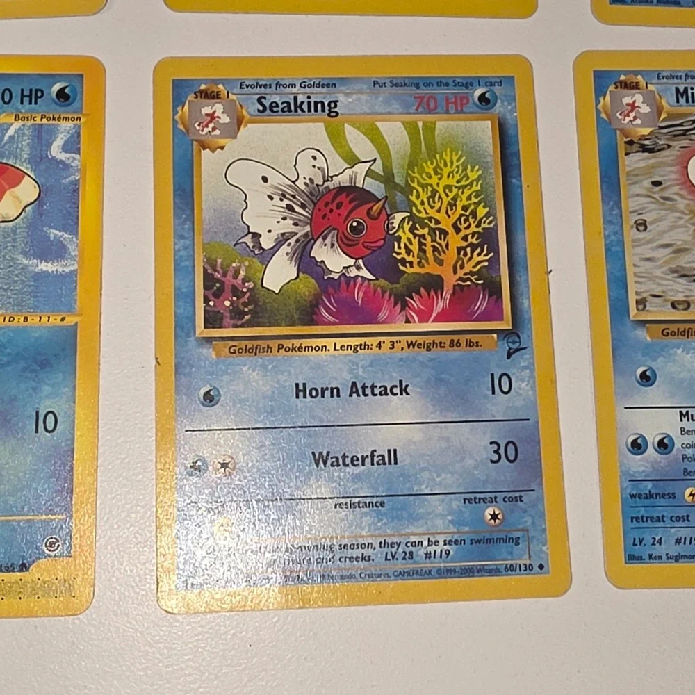 Pokemon Goldeen Seaking 6 Card Lot Misty 1st Edition e-Reader Vintage TCG
